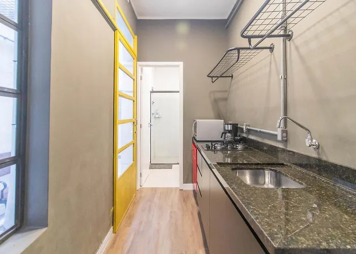 Loft C Ar-condicionado E Smart Lock - Baixa Apartamento *